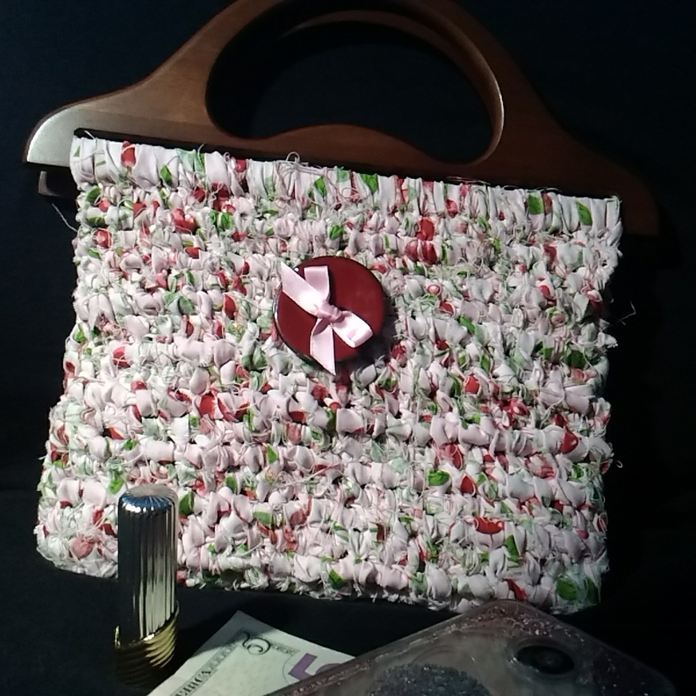 Cherry Blossom Rag Bag